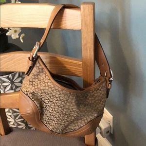 Coach small c signature hobo